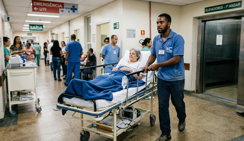 Prevenção de quedas: cuidados do maqueiro na segurança do paciente