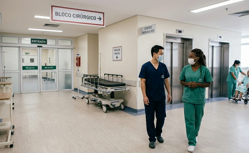 Cuidados no trajeto: transporte seguro de pacientes pelo maqueiro