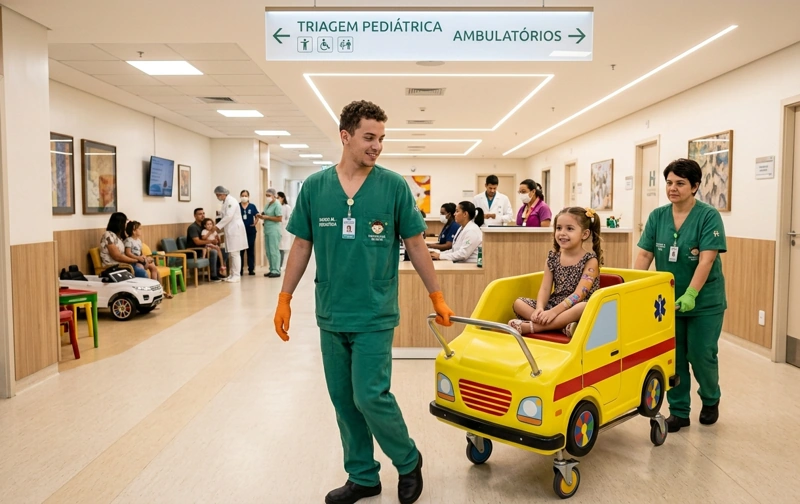 Transferência segura de pacientes: técnicas e cuidados para o maqueiro