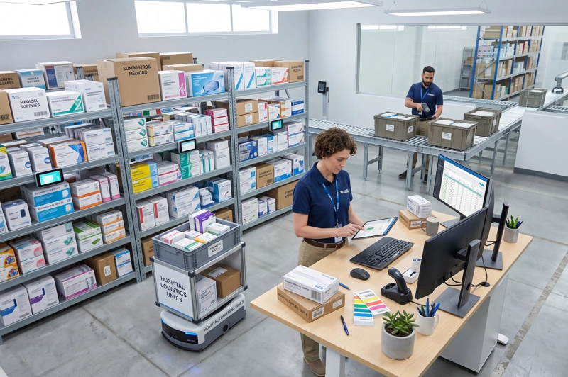 Estoque de materiais hospitalares: organização e controle eficiente